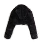 Women's Stylish Artificial Fur Effect Lapel Coats