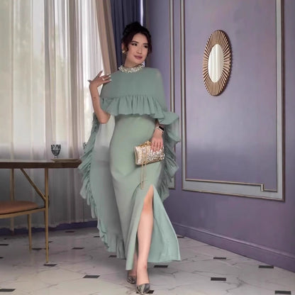 Women's Autumn Fresh Elegant Elegance Sleeveless Long Dresses