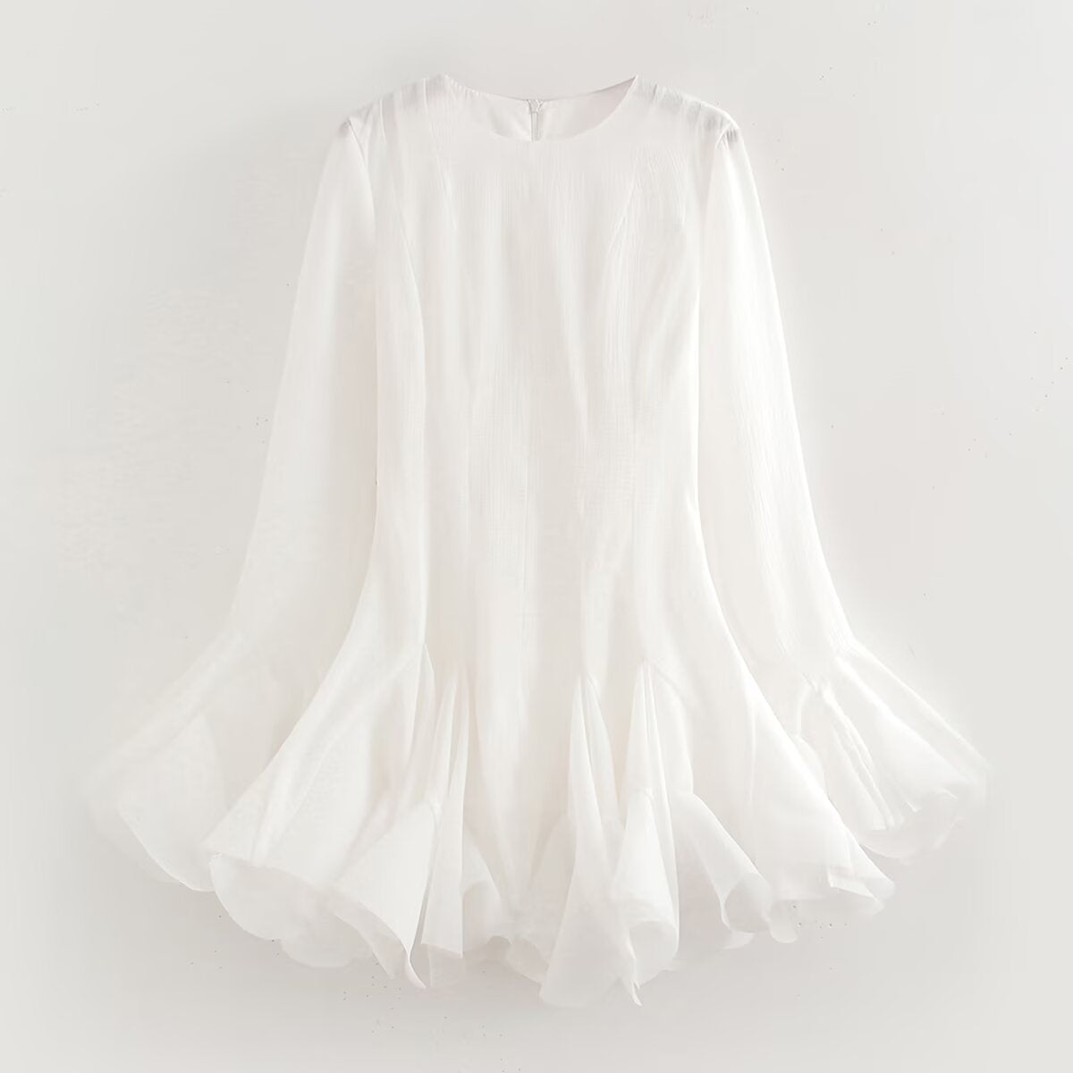 Summer Slimming Laminated Ruffled Tulle Tutu Dresses
