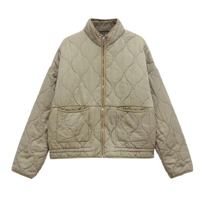 Women's Winter Street Fashion Quilted Long-sleeved Cotton Jackets