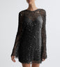 Women's Bubble Beads Mesh Two-piece Set Sling Dresses