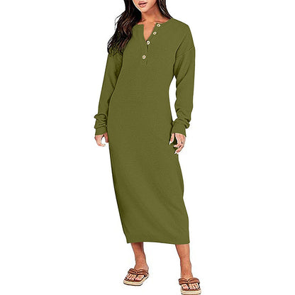 Overknee Long Slimming Versatile Woolen High Waist Skirts