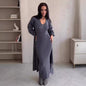Women's Autumn Fashion Solid Color Long Dress Suits