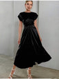 Women's High-grade Satin One-piece Sleeve Dress Elegant Dresses