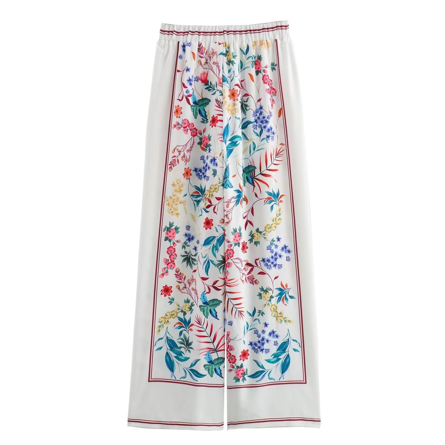 Women's Summer Tube Sexy Printed Casual Straight Suits