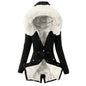 Women's Cotton Padded Parka Thick Warm Fur Coats