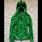 Hooded Plaid Square Print Loose Retro Punk Fashion Coats