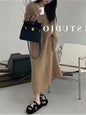 Women's Style Purple Long Dress Simple Western Knitted Dresses