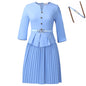 Women's Three-quarter Sleeve Fashionable Elegant Pleated Dress Dresses