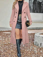 Women's Fashion Woolen Double Breasted Overcoat Coats