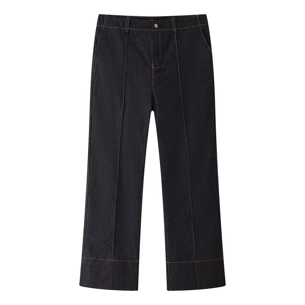 High Waist Long Sleeves Split Single-breasted Suits