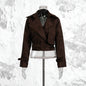 Women's Fashionable Trendy Retro Personality Pure Color Coats