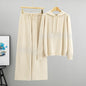 Women's Starry Hot Rhinestone Fashionable Knitted Autumn Suits