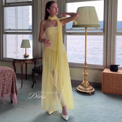 Women's Summer Fashion Elegant Graceful Sleeveless Dress Dresses