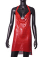 Nightclub Metal Sequins Sexy Suspenders Dress Dresses