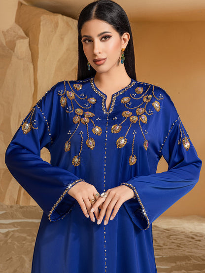 Dream Blue Saudi Arabia Diamond Dress Dresses