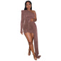 Women's Dress Mercerized Glossy Formal Strapless Sexy Dresses