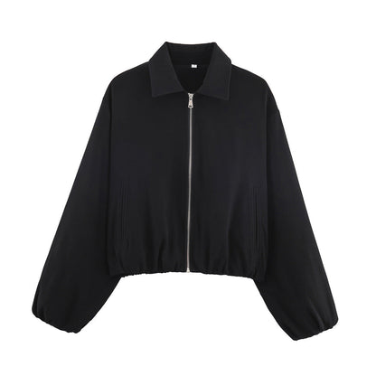 Women's Durable Street Fashion Puffy Zipper Jackets