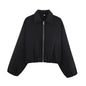 Women's Durable Street Fashion Puffy Zipper Jackets