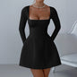 Women's Elegant Dress Long Sleeve Senior Dresses