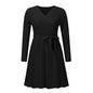 Slouchy Woolen Sexy Pleated Knitted Dress Dresses