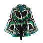 Women's Graceful Bowknot Decoration Printed Shirt Blouses