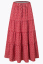 Women's Waist Elastic Large Swing Loose Patchwork Skirts