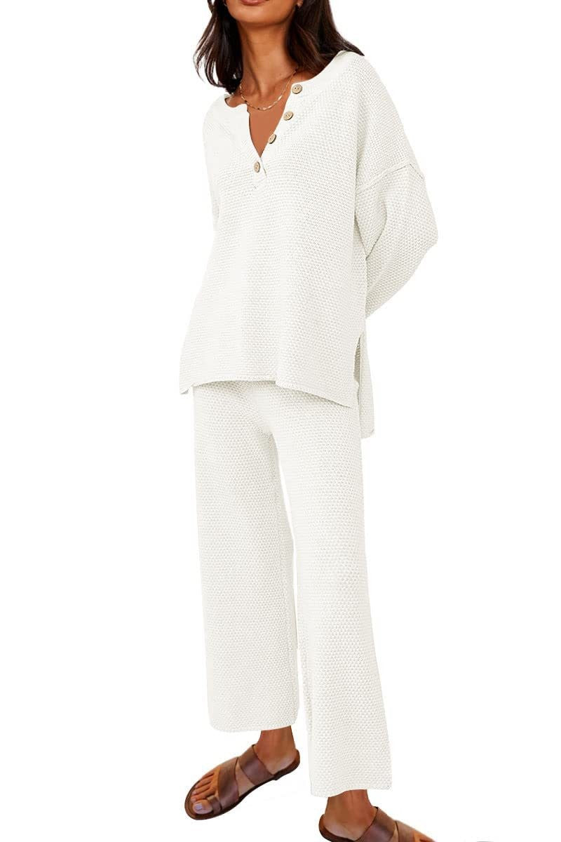 Women's Casual Two-piece Solid Color Fashion Suits