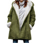Women's Casual Loose Veet Thickened Solid Color Coats
