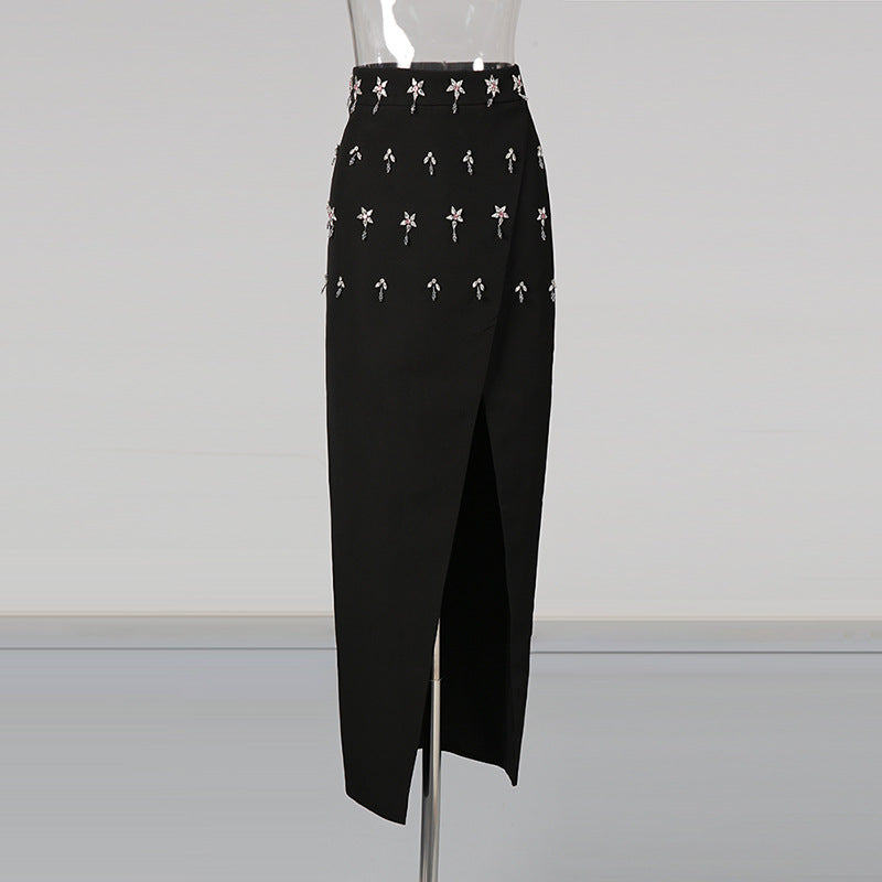 Two-piece Set Fashion Bead Diamond Inlaid Suits