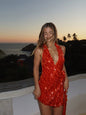 Sexy Sequined Deep Fashion Elegant Dress Dresses