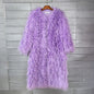 Imitation Tan Wool Extended Furry Color Coats