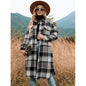 Elegant Trench Side Slit Lapel Loose Coats