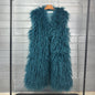 Women's Winter Lengthened Imitated Tibet Sheep Fur Coats