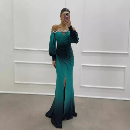 Party Sling Positioning Split Dress Casual Dresses