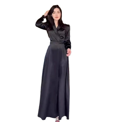 Elegant Spring Long Tie Sleeves Dress Dresses