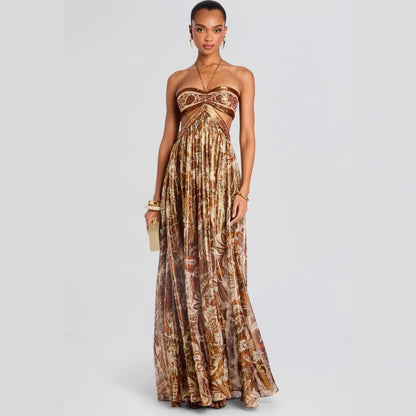 Summer Formal Dress Strap Backless Sexy Dresses