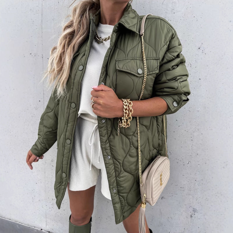 Plaid Casual Trend Lapel Single Breasted Coats