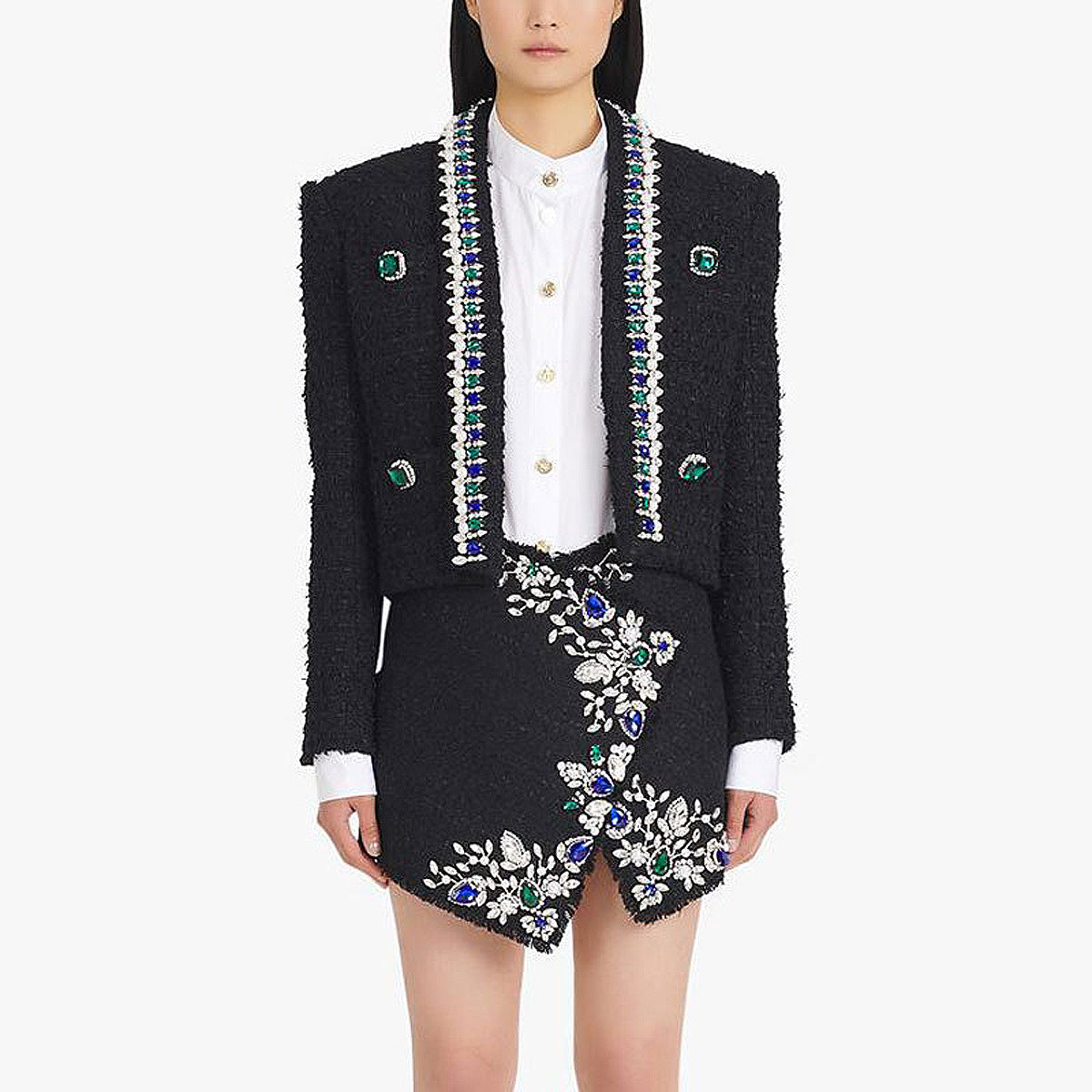 High Quality Lady Temperamental Commuter Black Advanced Coats