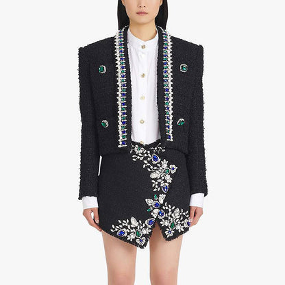 High Quality Lady Temperamental Commuter Black Advanced Coats