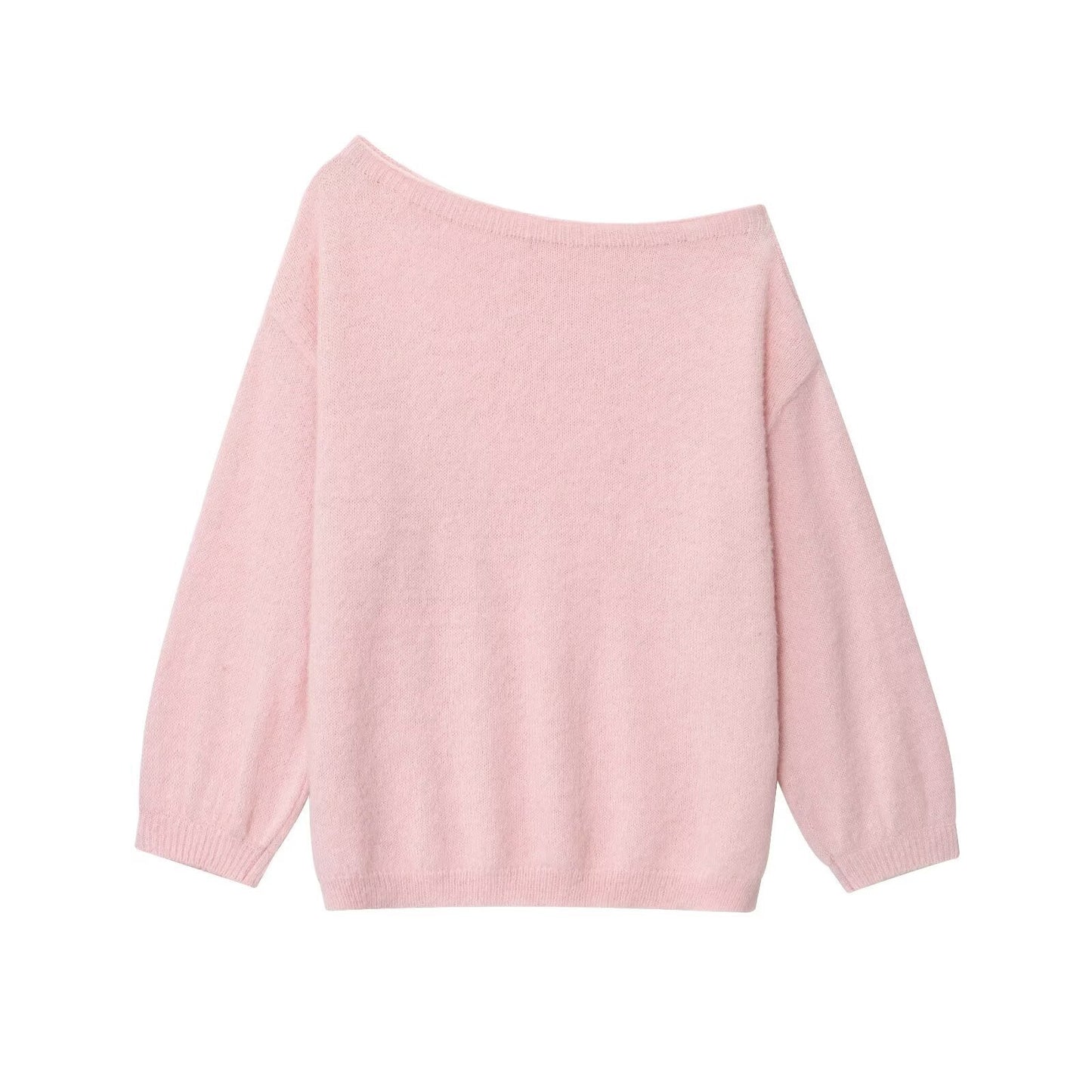Women's Lazy Style Long Sleeve Backless Knitted Sweaters