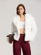 Imitation Fox Winter Thickened Warm Long Coats