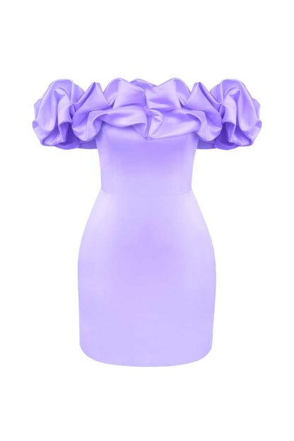 Pure Color Floor Shoulder Stringy Seedge Dresses