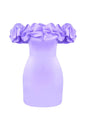 Pure Color Floor Shoulder Stringy Seedge Dresses