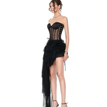 Style Niche Design Tube Fishbone Irregular Suits