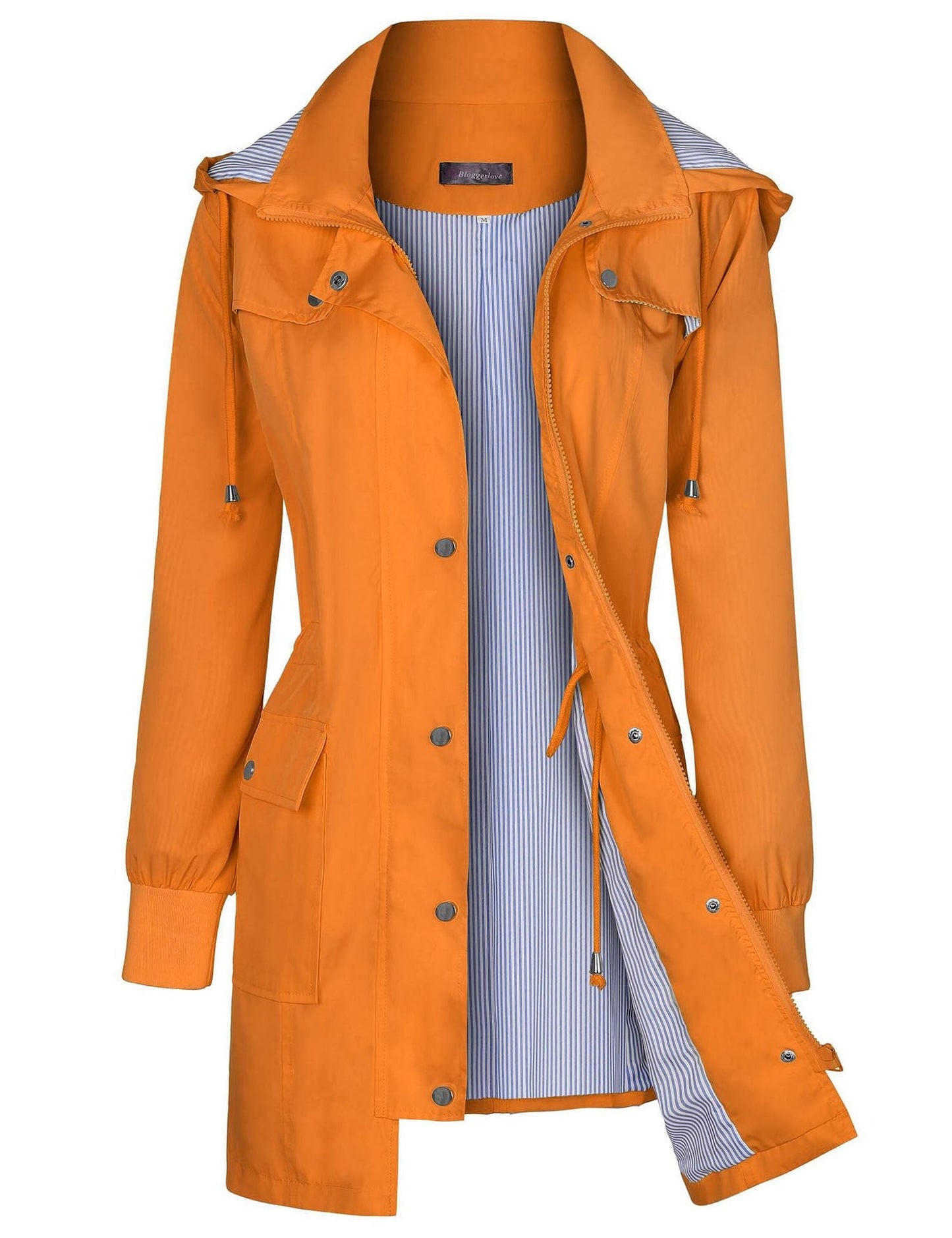 Women's Raincoat Waterproof Windbreaker Striped Mountaineering Outdoor Coats