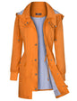 Women's Raincoat Waterproof Windbreaker Striped Mountaineering Outdoor Coats