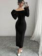 Women's Spring Sexy Long Sleeve Dress Dresses