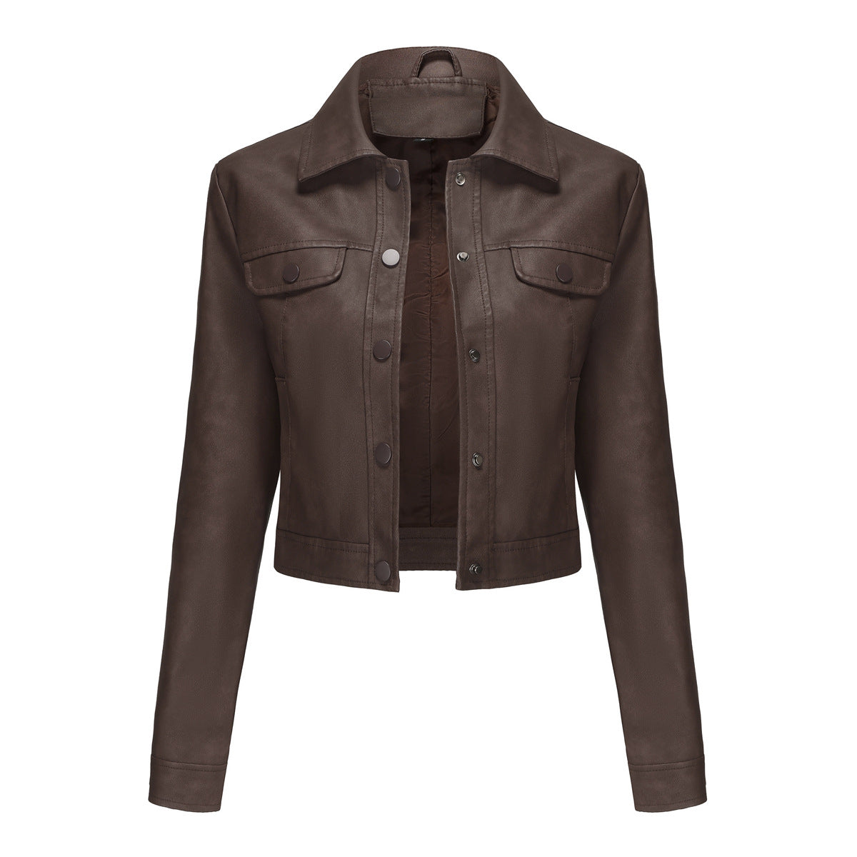Women's Thin Leather Casual Fashion Popular Daily Jackets