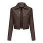 Women's Thin Leather Casual Fashion Popular Daily Jackets